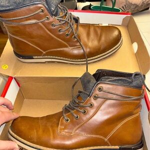 Brown Leather Men's Boots